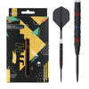 CUESOUL JIHO S1 22g/24g Steel Tip Darts 90% Tungsten Dart Set with Titanium Coated and Unifying ROST T19 Flight