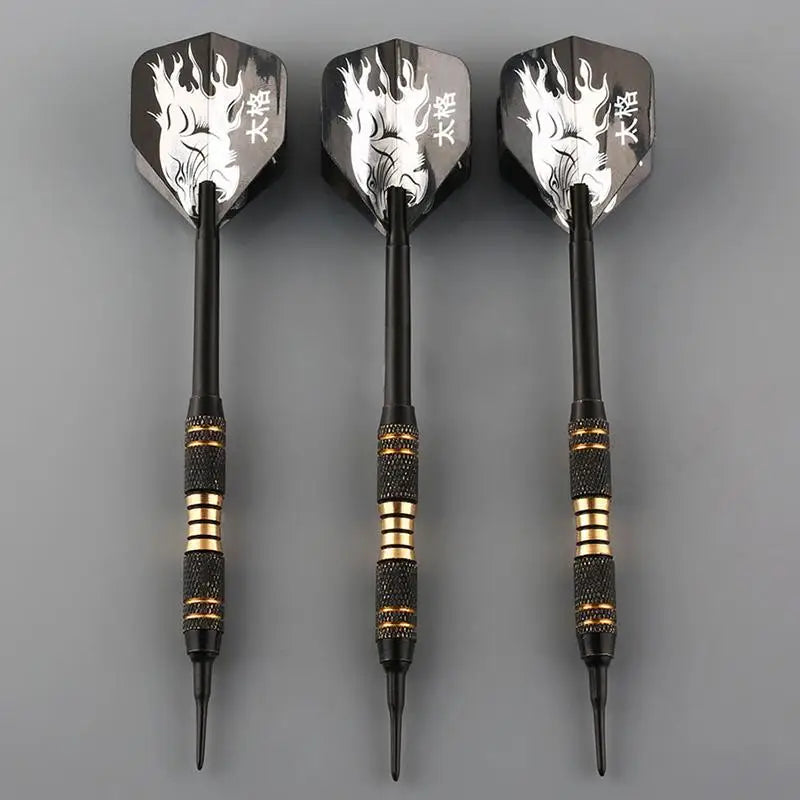 The Black Lions - 3-Piece Precision Darts for Electronic & Indoor Dartboards