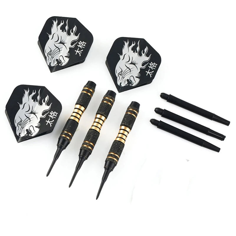 The Black Lions - 3-Piece Precision Darts for Electronic & Indoor Dartboards
