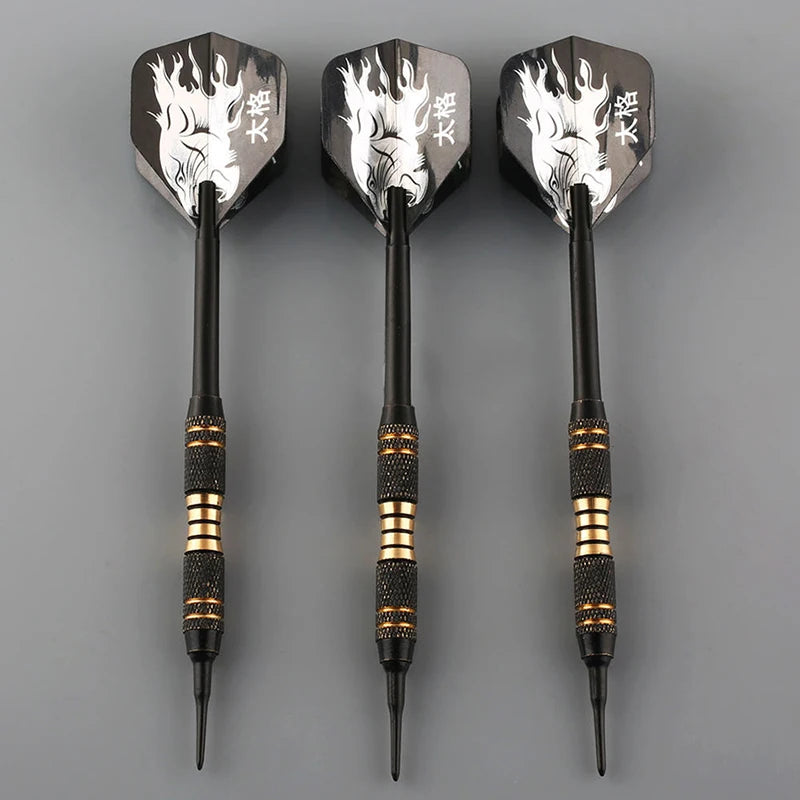The Black Lions - 3-Piece Precision Darts for Electronic & Indoor Dartboards