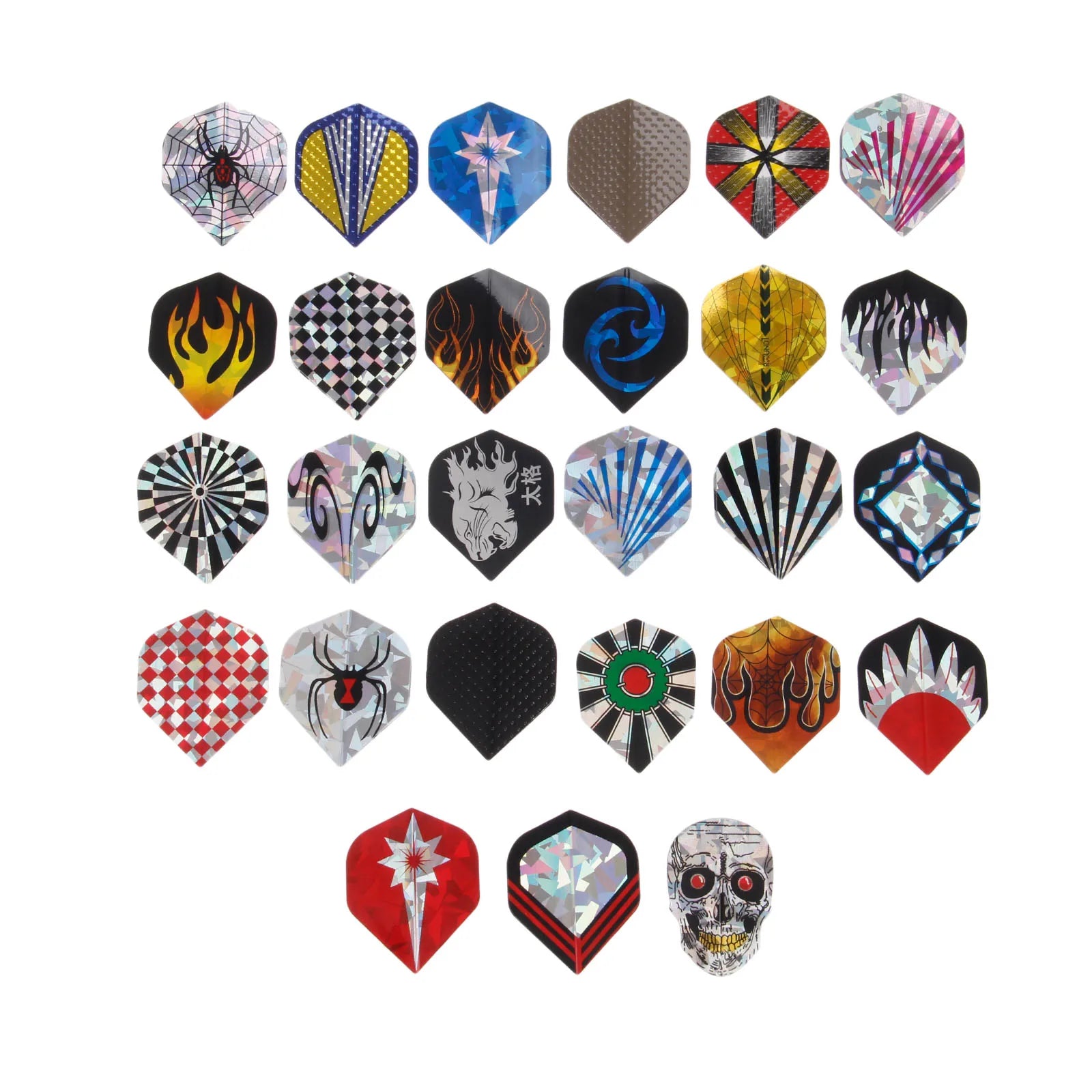 12-Pack Premium Laser-Reflective Dart Flights