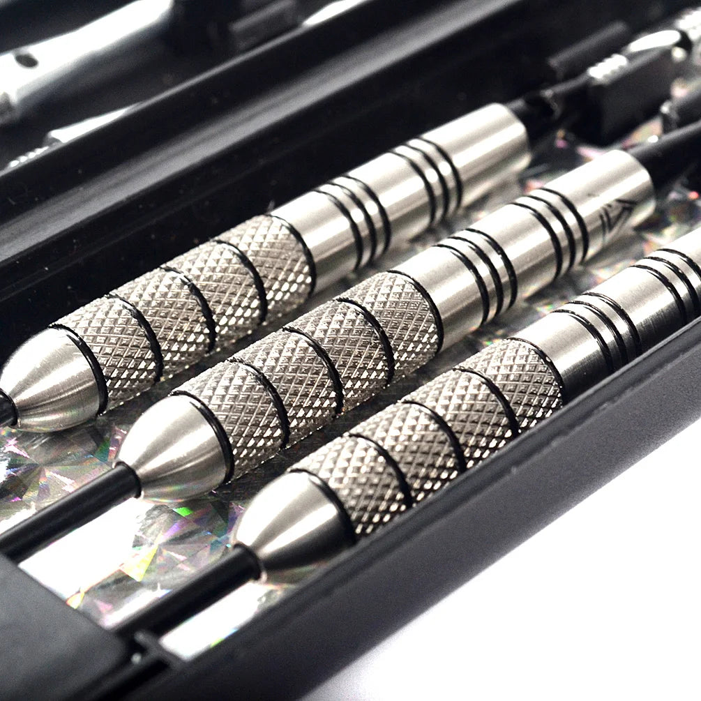 CUESOUL DHOLE Tungsten Steel Tip Darts Set – 20g / 21g / 24g / 25g / 30g + Slim Carry Case