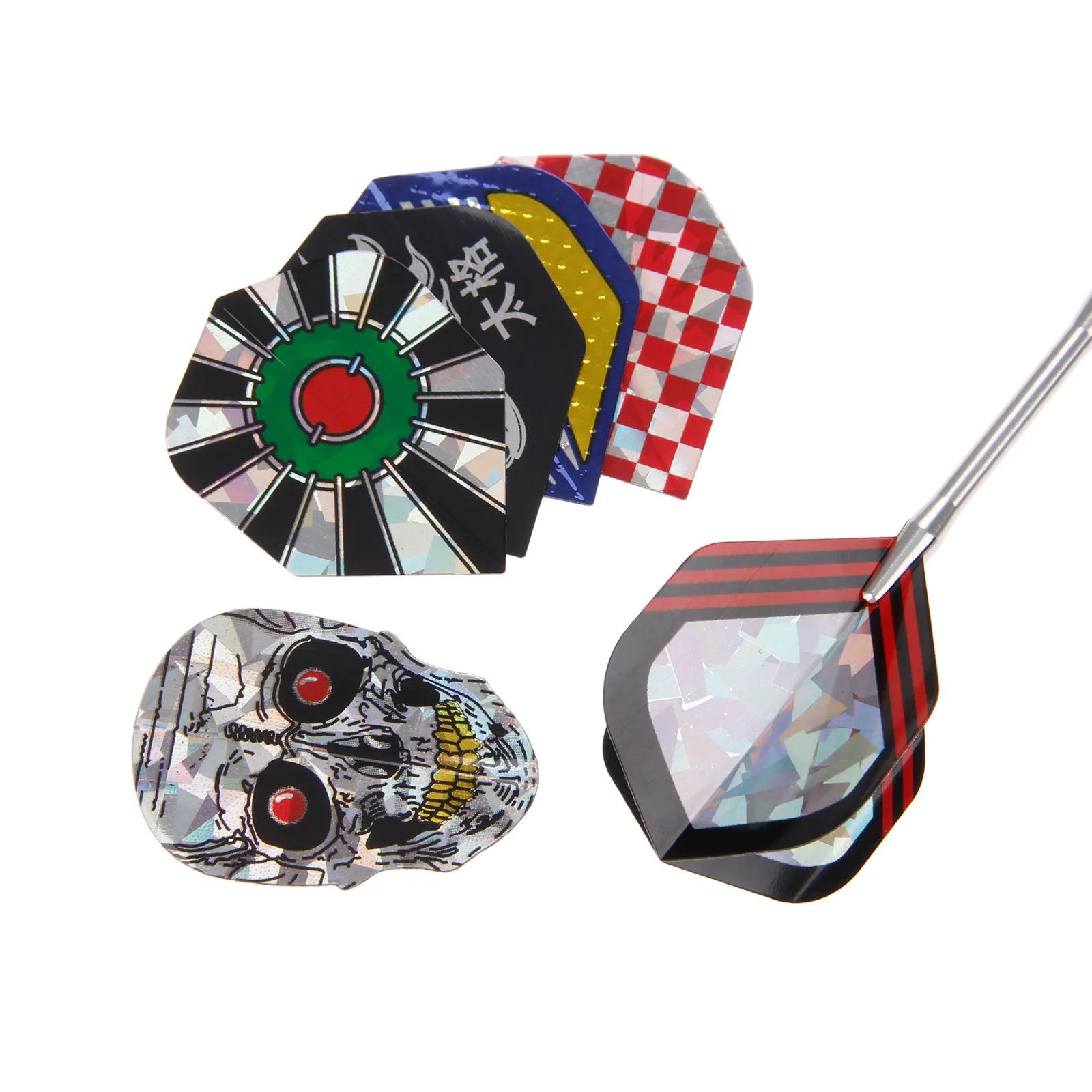 12-Pack Premium Laser-Reflective Dart Flights