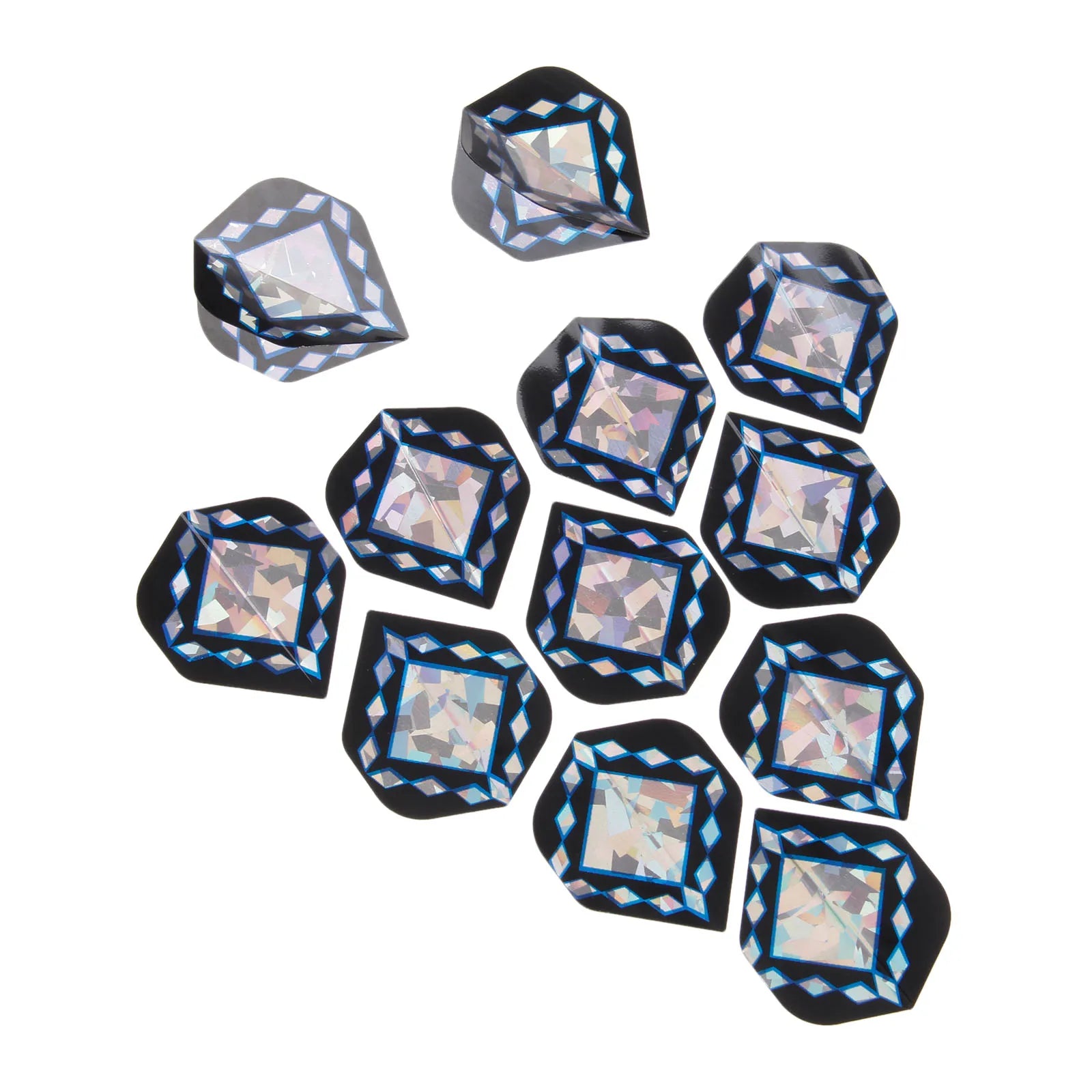 12-Pack Premium Laser-Reflective Dart Flights