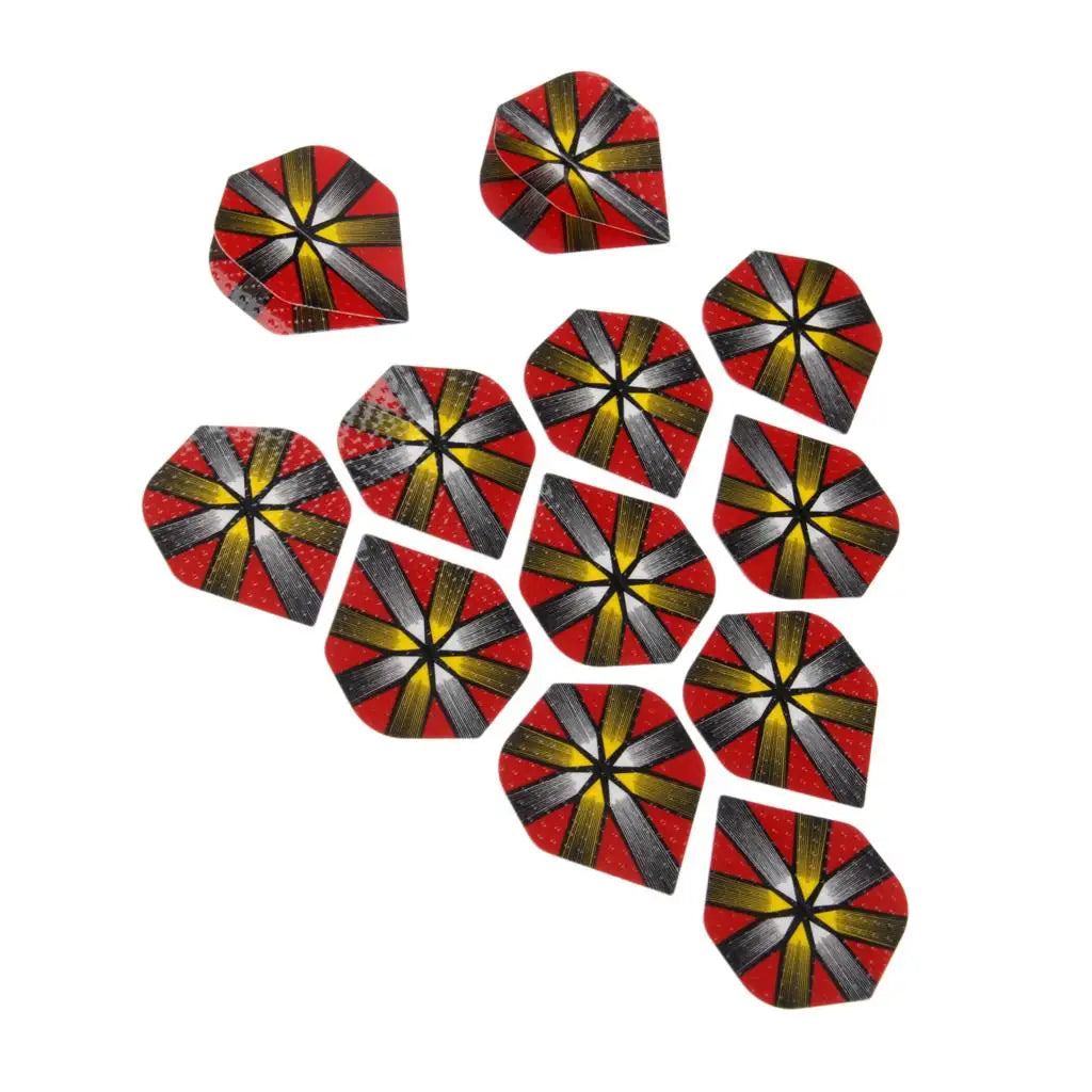 12-Pack Premium Laser-Reflective Dart Flights