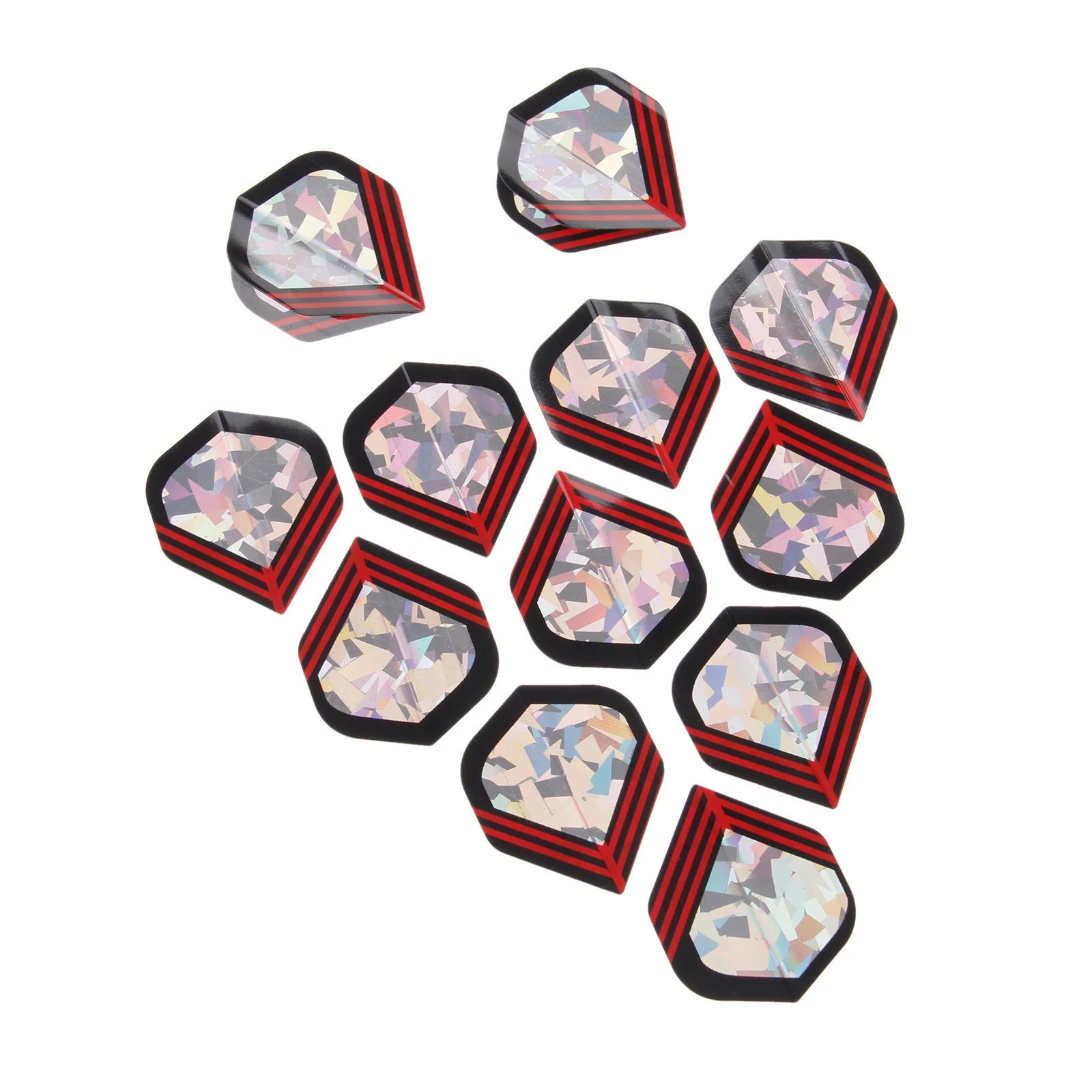 12-Pack Premium Laser-Reflective Dart Flights