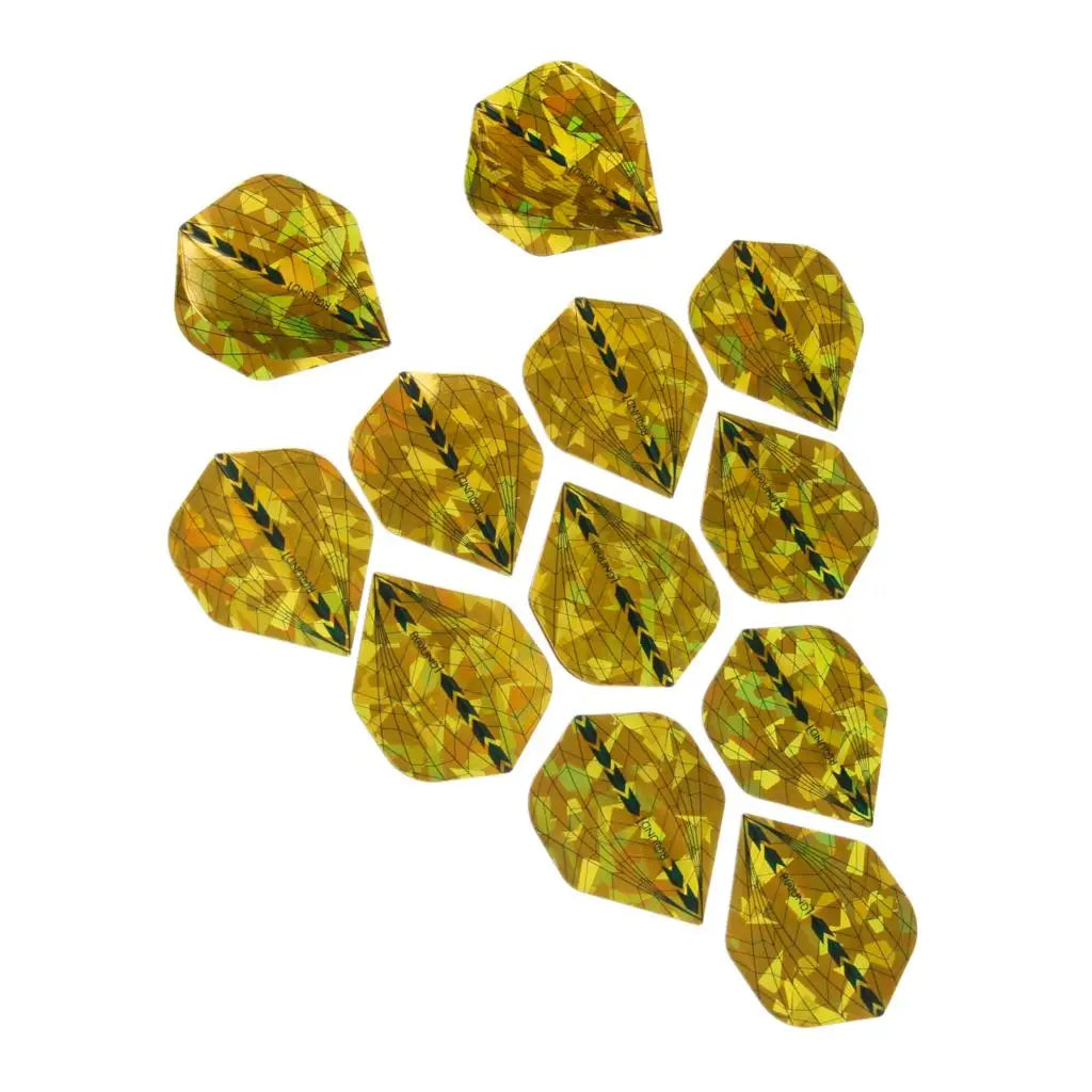 12-Pack Premium Laser-Reflective Dart Flights