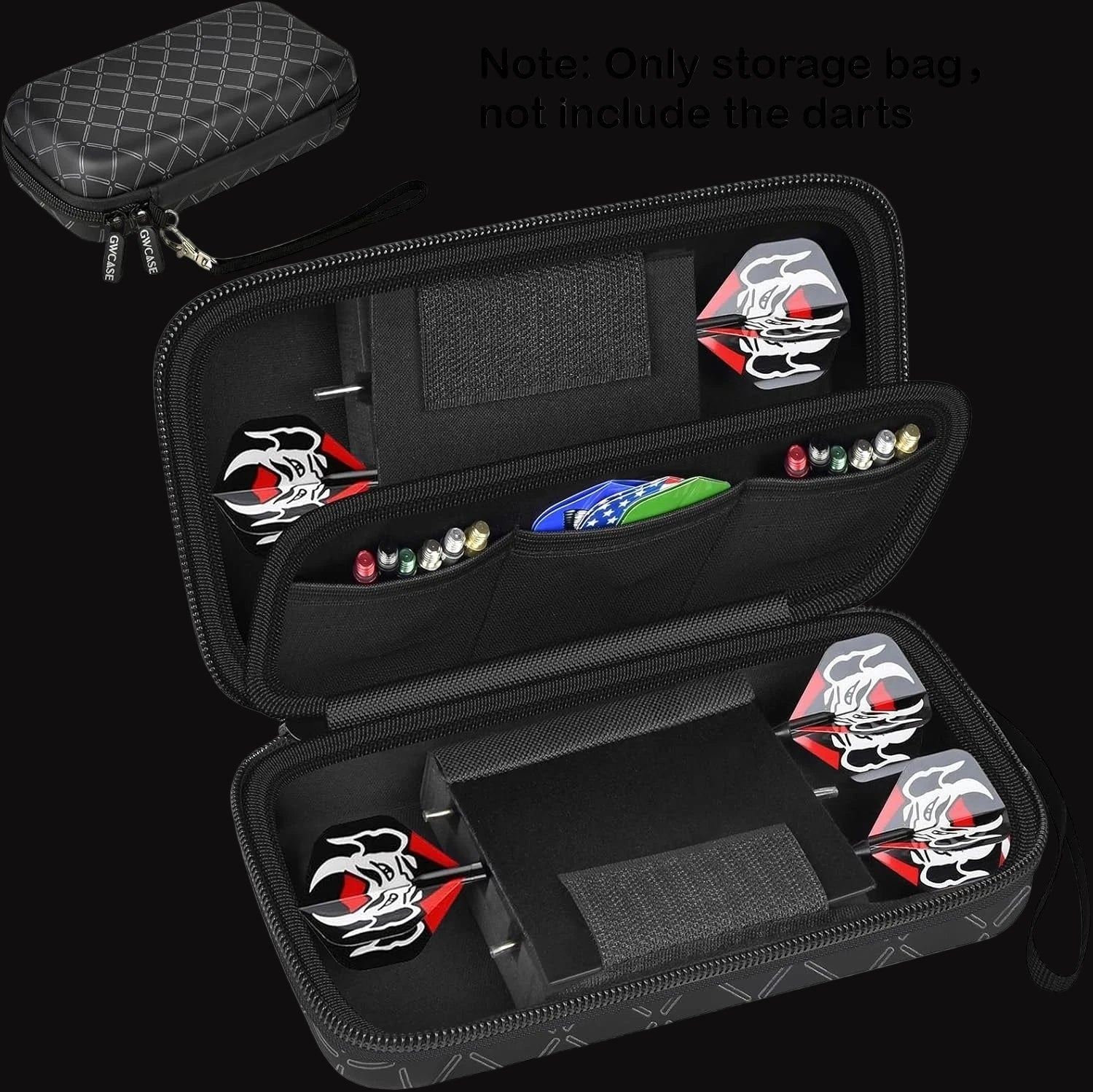 Dart Case for 6 Darts – Carrying Storage Box