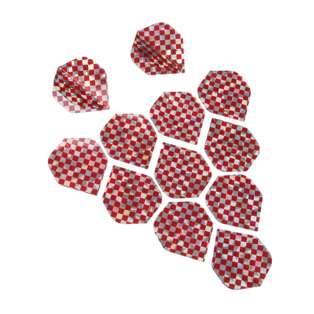 12-Pack Premium Laser-Reflective Dart Flights