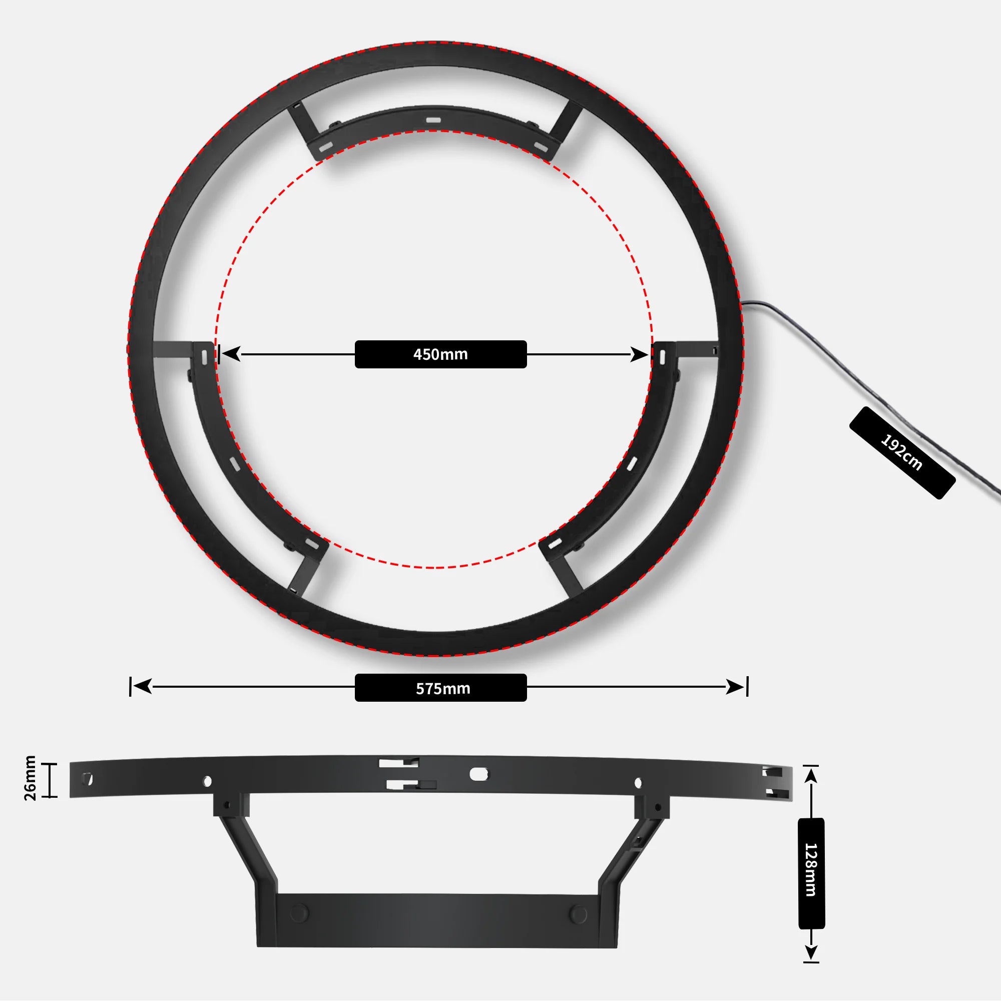 CyeeLife Dart Board LED Lighting System – Play Darts Anytime