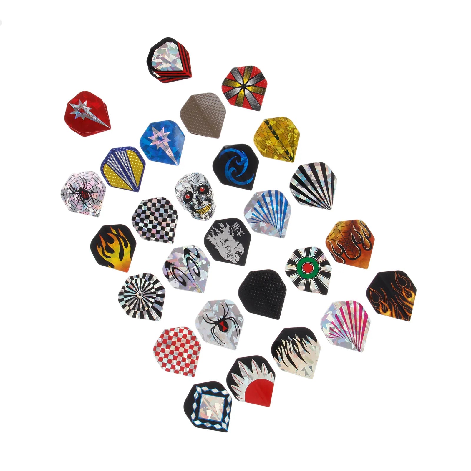 12-Pack Premium Laser-Reflective Dart Flights