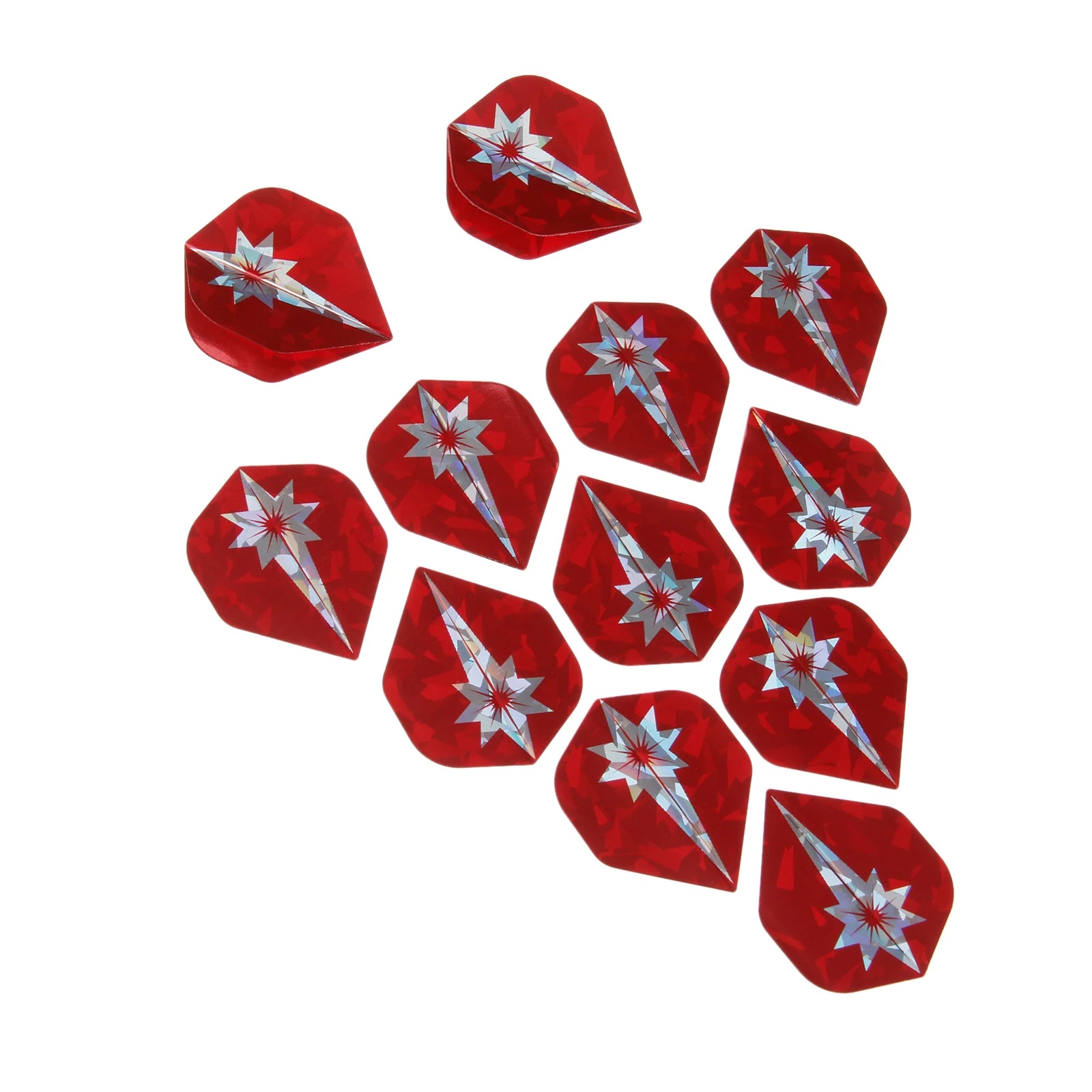 12-Pack Premium Laser-Reflective Dart Flights